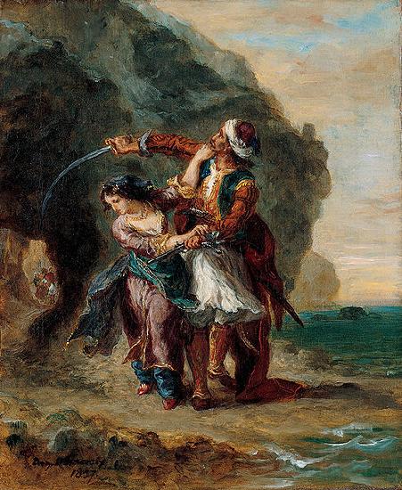 Eugene Delacroix Selim and Zuleika